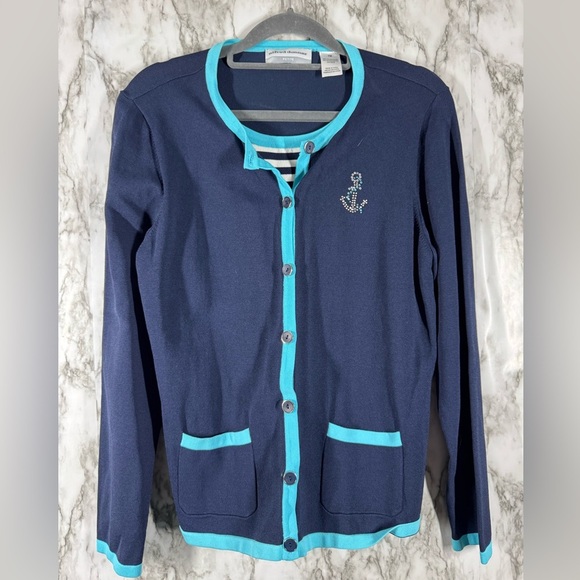 Alfred Dunner Woman’s Medallion Paisley Two-for-One Top Petite Medium - Picture 1 of 6